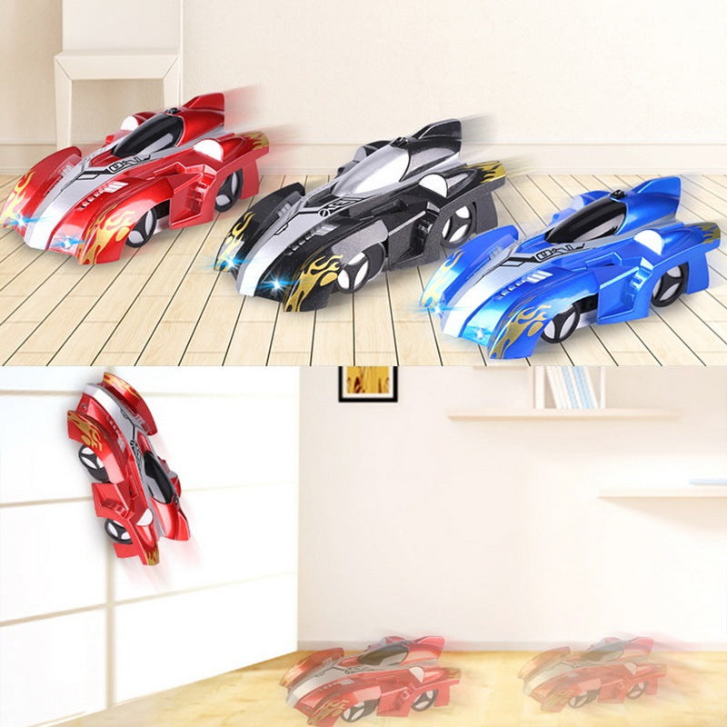 Remote control wall climbing mini car