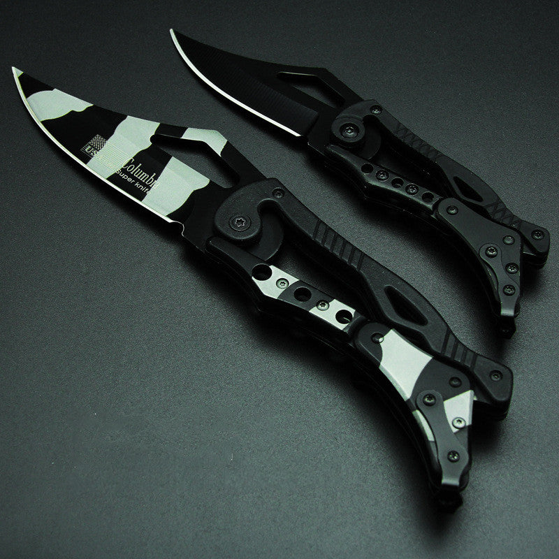 Training Folding Knife To Carry Keychain Knives High 440C Steel Heat Treatment Processing