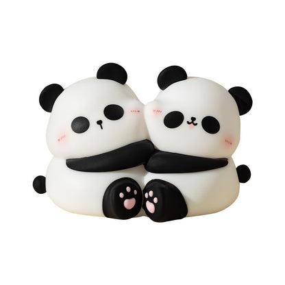 Panda Hug Small Night Lamp LED Desktop Decoration Night Light